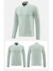 Men's Quick-Dry Half-Zip Stand-Collar Sweatshirt for Autumn/Winter Running and Training.