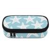 Pencil Bag Multi Compartment 300D Polyester Zipper Closure with Mesh Pocket Removable Divider and Pen Slots for Boys Girls