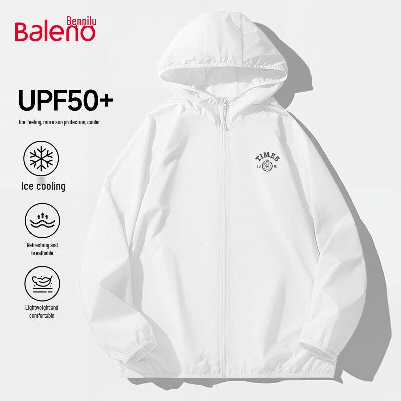 

Baleno Men s Ice-Cool Breathable Sun Protection Hooded Jacket 3XL
