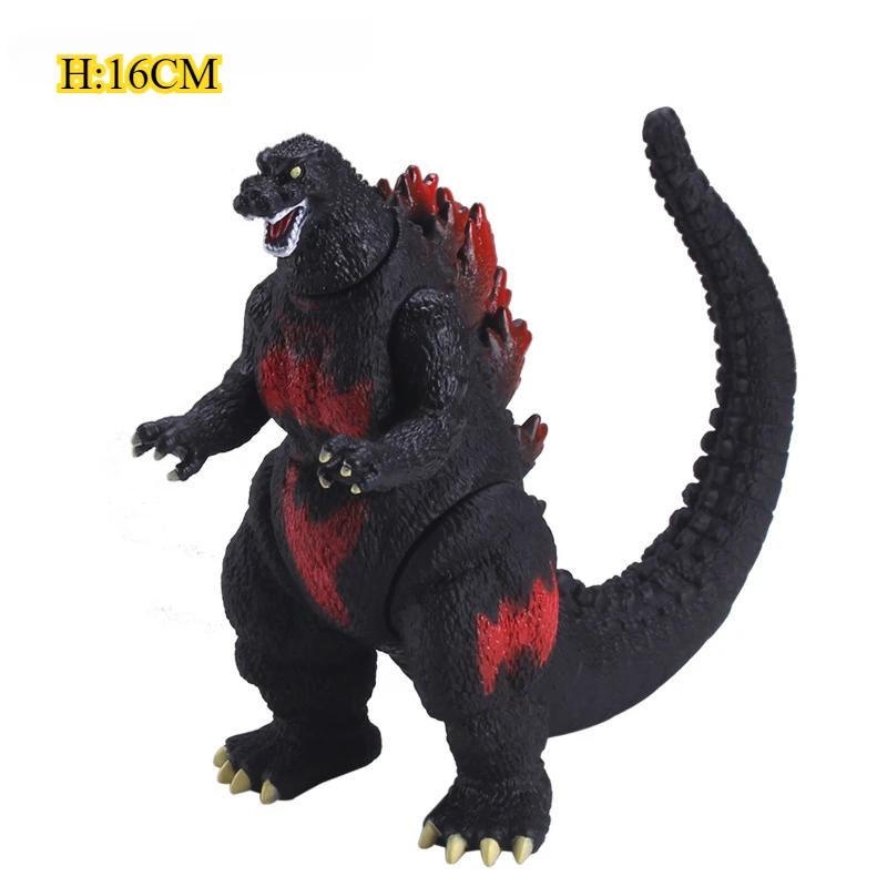 Anime Movie Godzilla Series Action Figure burning godzilla VS King of Monsters PVC soft rubber model Joint mobility Kid Toy Gift