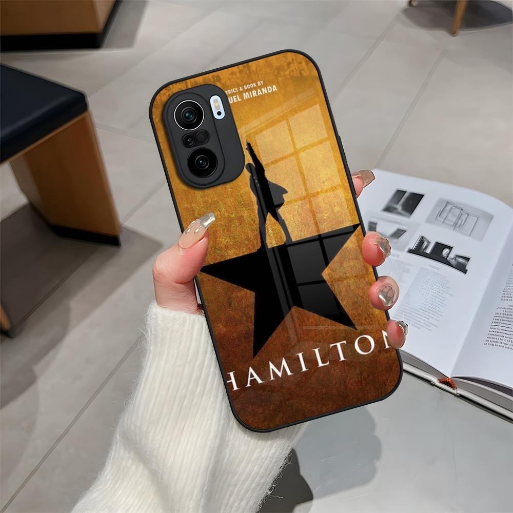 H-Hamilton Musical Lyrics Phone Case For Redmi 12c 13c 12 13 Note 13 Pro Plus 11 12 Pro 10 11s 12s Tempered Glass Cover