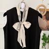 Scarf  for Women Versatile Neck Flower Scarf Versatile Striped Headband Hairband Scarf