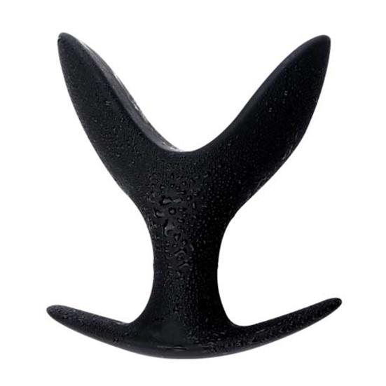 Unisex Soft Silicone Waterproof V Shape Butt Anal Plug Dildo Prostate Massager