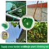 Green Plant Climbing Net: Reinforced Edge Nylon Vine Support for Melons, Grapes, Morning Glory, and Beans