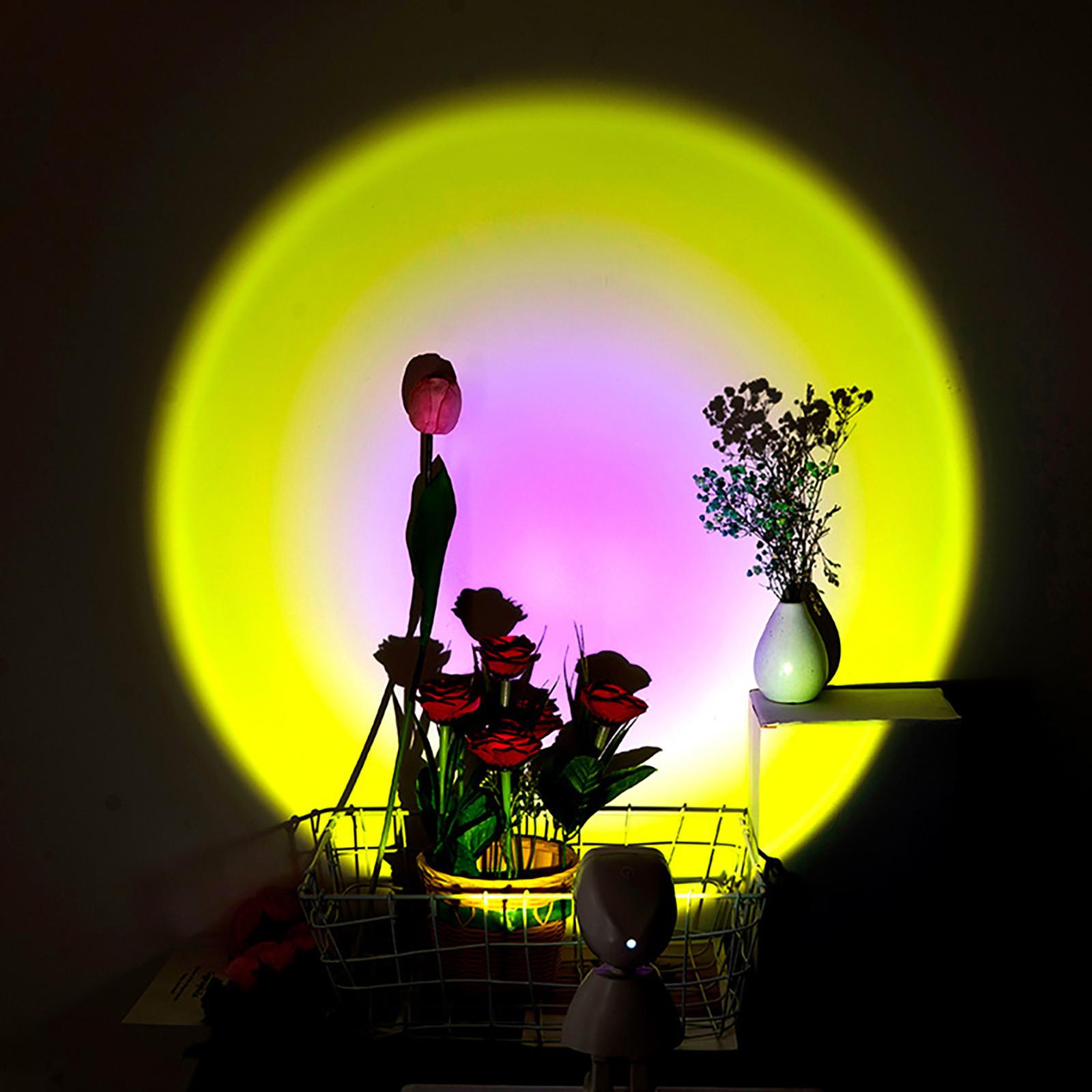 

Вращающаяся на 360 градусов лампа для проектора, украшение для семейной вечеринки, гостиной, спальни белый