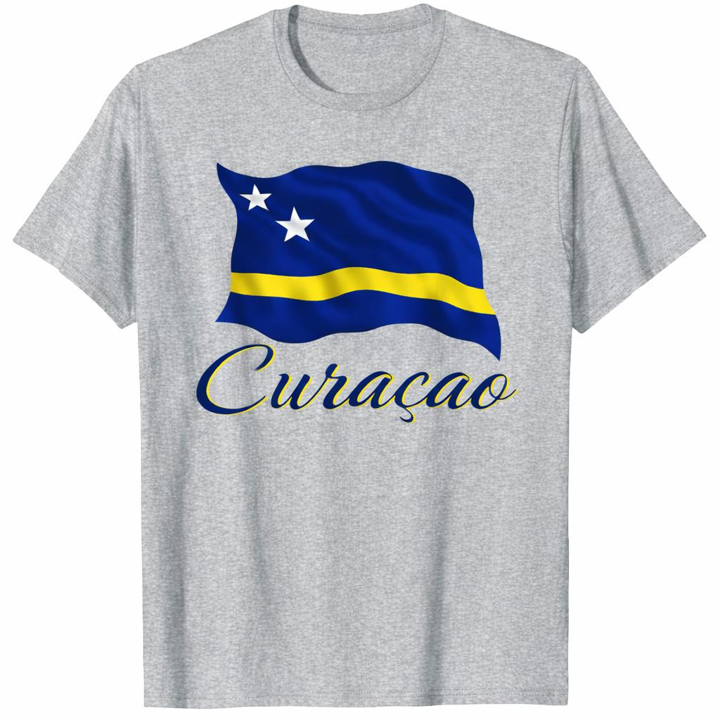 Curacao Flag Patriotic Curaçaoan Dutch Design Flag Unisex T-Shirt S