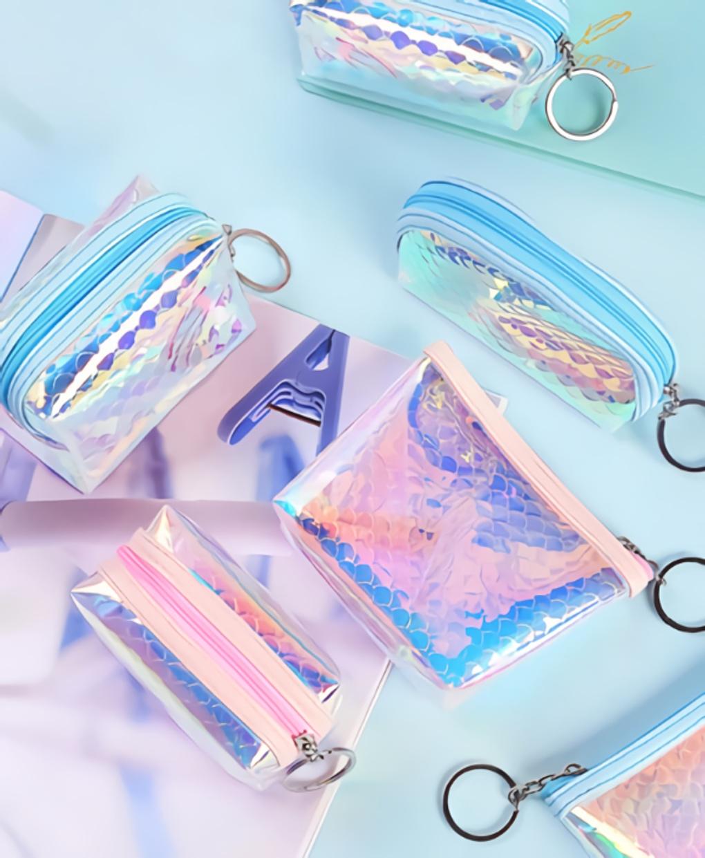 

Гаманець для монет водонепроникний Русалка Mermaid Waterproof Coin Purse [Slim Pink]