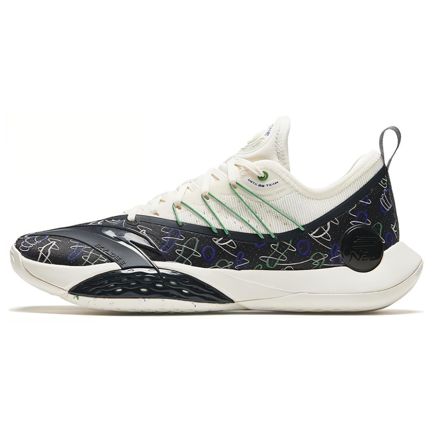 

Anta Men s KAI Basketball Shoes Mist Gray Chalk White 112411107-6 41