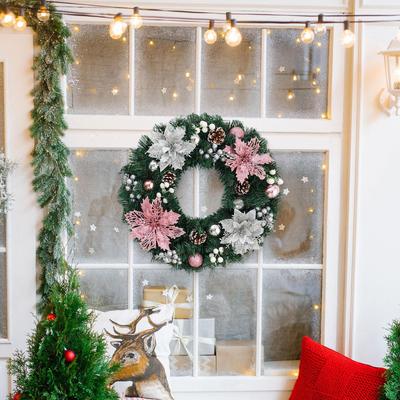 Décoration de la maison – Fleurs et couronnes décoratives