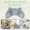 Plush Cat Glowing Pillow Moon Star Dog Sleep Mat Cartoon U-Shaped Pet Pillow  Indoor