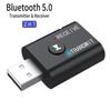 Bluetooth 5.0 Audio Transmitter Receiver 3.5mm AUX Jack RCA USB Dongle Stereo Wireless Adapter for TV Car Kit Speaker Headphone