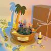Coconut Tree Aroma Crystal Stone Gift Box - High-End Fragrance Diffuser Ornament for Birthdays
