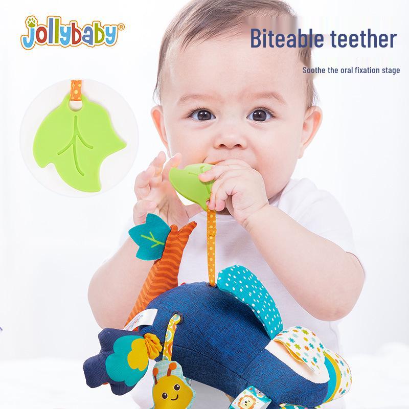 Jollybaby Infant & Toddler Stroller Mobile: Vibrating Head-up Practice Toy with Music.