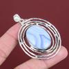 Blue Lace Agate Pendant Gemstone Pendant 925 Sterling Silver Pendant Healing Stone Jewelry Handmade Pendant Gifts For Friend Antique Jewelry