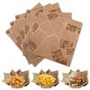 100Pcs Old Newspaper Style Fried Food Paper Food Wrapping Sandwich Packaging Paper  Baking Use