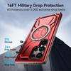 Applicable To Samsung S26Ultra Second-generation Gold Armor Mobile Phone Case S25FE Ring Magnetic Suction S24 Anti-drop Protective Case