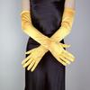 Neue Damen Elegante Lange Satinhandschuhe 55CM Elastisch Foto Partyhandschuhe Vintage Süßigkeitenfarbe Brautkleid Fäustlinge Damen