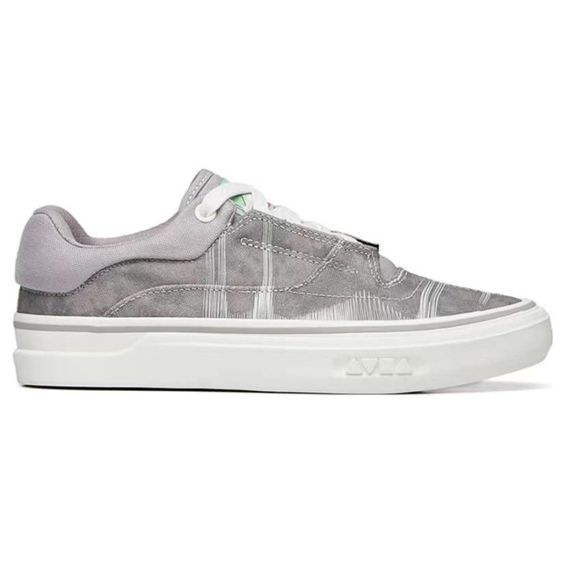 ANTA Women's ALight Skate Series Low Top Casual Skate Shoes Magic Carpet Grey Off White 122238013-2