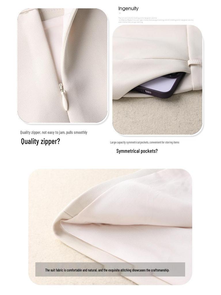 Women's High Waist Slimming Professional Slit Skirt - Autumn/Winter 2025 Fashion