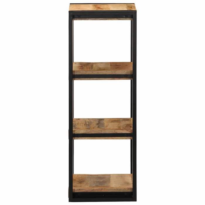 VidaXL Wall Shelf 35x35x100 Cm Solid Raw Mango Wood, Floating Shelf, Laundry Shelf, CD Shelf, 4015935