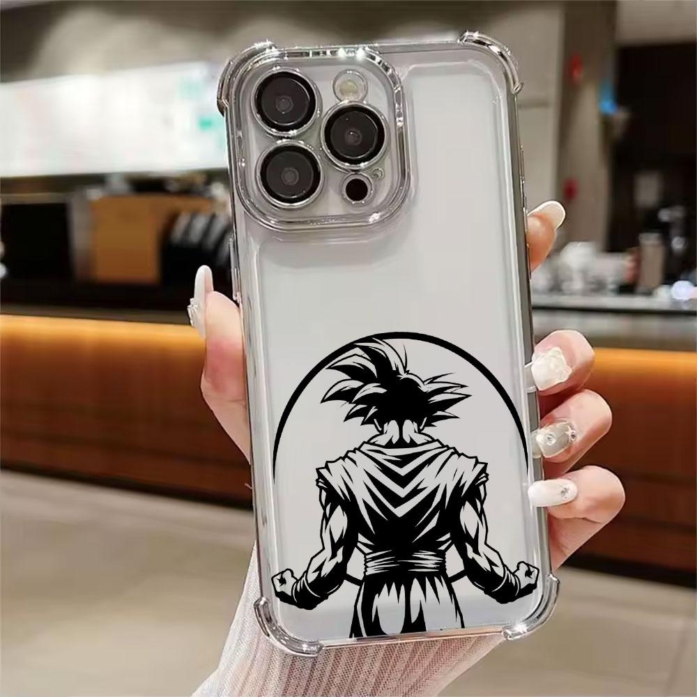Son Goku Dragons Ball Art Phone Case For Xiaomi 15T 14T 13 Pro 15 F8 Ultra Poco X7 F7 Pro 5G X5 X6 F5 M7 Shockproof Clear Cover
