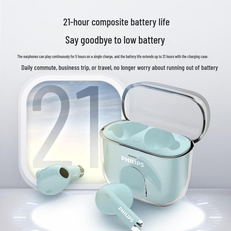 Philips TAT1158 True Wireless Sports & Gaming Earbuds