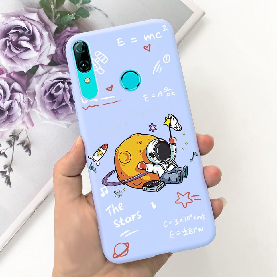 For Huawei P Smart 2019 6.21"Case Cute Cartoon Astronaut Soft Silicone Cover For Huawei P Smart 19 POT-LX3 Shockproof Phone Case