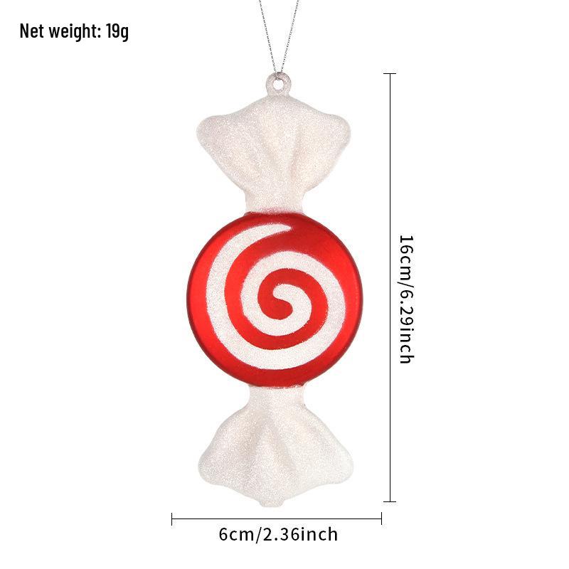 Electroplated Candy Pendants for Christmas Tree Decorations and Photography Props