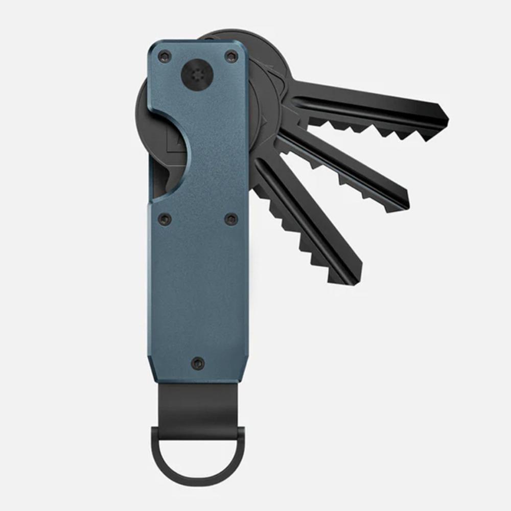 Smart Metal Key Organizer Holds 2-6 Keys with Screwdriver Keychain Minimalist Keys Fob for Keys Less Than 6.2cm