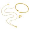 European Water Drop Jewelry Set: Necklace, Earrings, and Bracelet