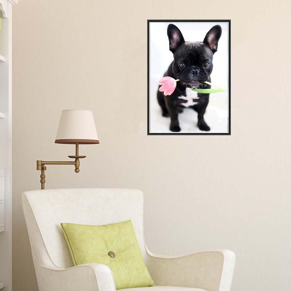 Dog DIY Full Rhinestone Diamond Embroidery Painting Pictures Home Decoration