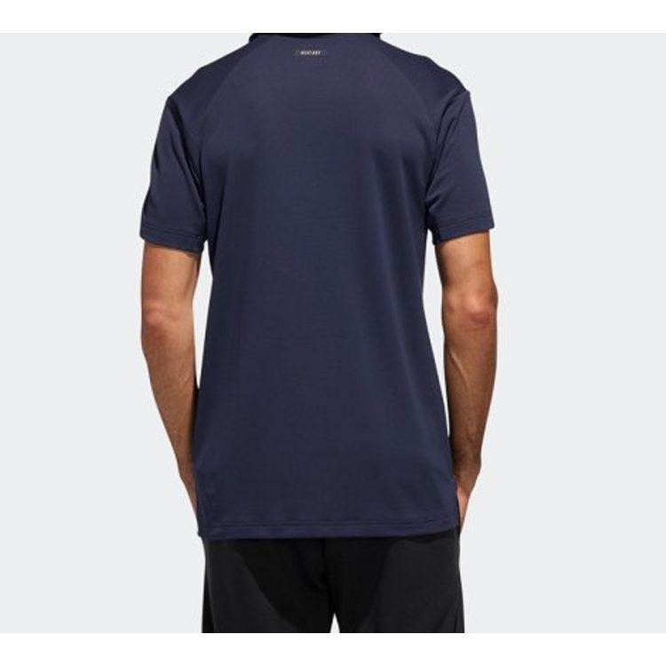 Adidas Polo Shirts Men's Blue Polo Collar Moderate Straight Fit FS3777