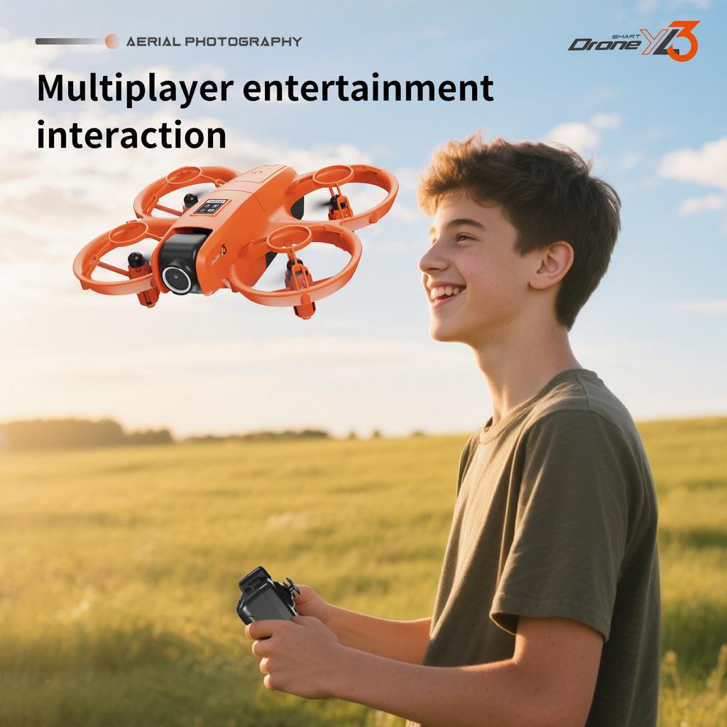 2026 YL3 Drone Professional 8K Dual Camera Long Battery Life WIFI Brushless Motors Obstacle Avoidance Foldable Quadcopter Boy Gifts