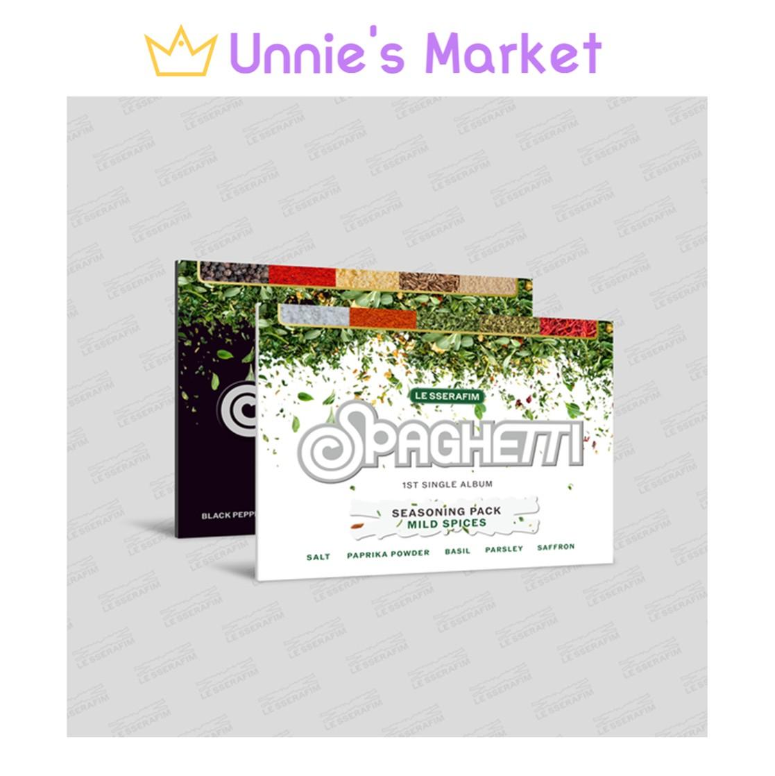 

LE SSERAFIM [SPAGHETTI] Weverse Albums версия. / 1-й сингл-альбом + подарок в подарок SET (2 ver.)