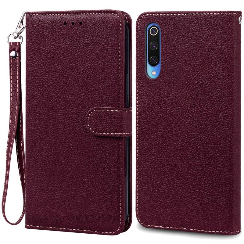 Mi 9 Lite Case Leather Flip Cover for Xiaomi Mi 9 Case Mi 9 Lite / Mi 9 SE Phone Case For Xiaomi Mi9 Se Mi 9se 9lite Cover Funda