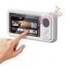 Waterproof Mobile Phone Holder with Bluetooth-compatible Speaker Adjustable Rotation Shower Phone Stand Touch Screen Bathroom Mount