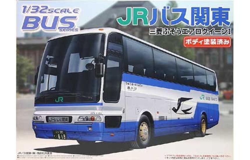 

Aoshima Bunka Kyozai Автобус 10 JR Bus Kanto Mitsubishi Fuso Aero Queen I 1/32 №