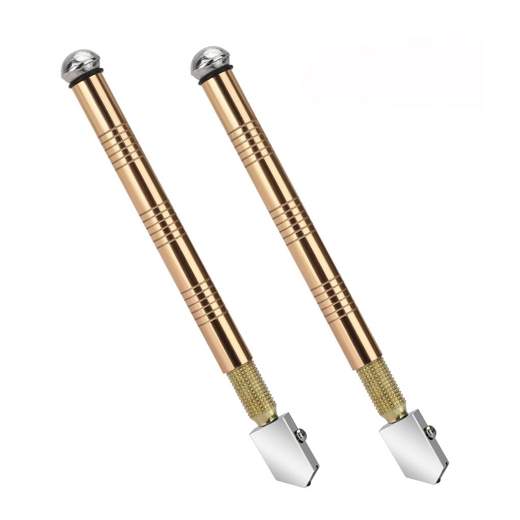 2 Pcs Glass Slicer Polishment Compact Size Household Accessories Tiling Tool Wear-resistance Slicing Device Industrial Supplies