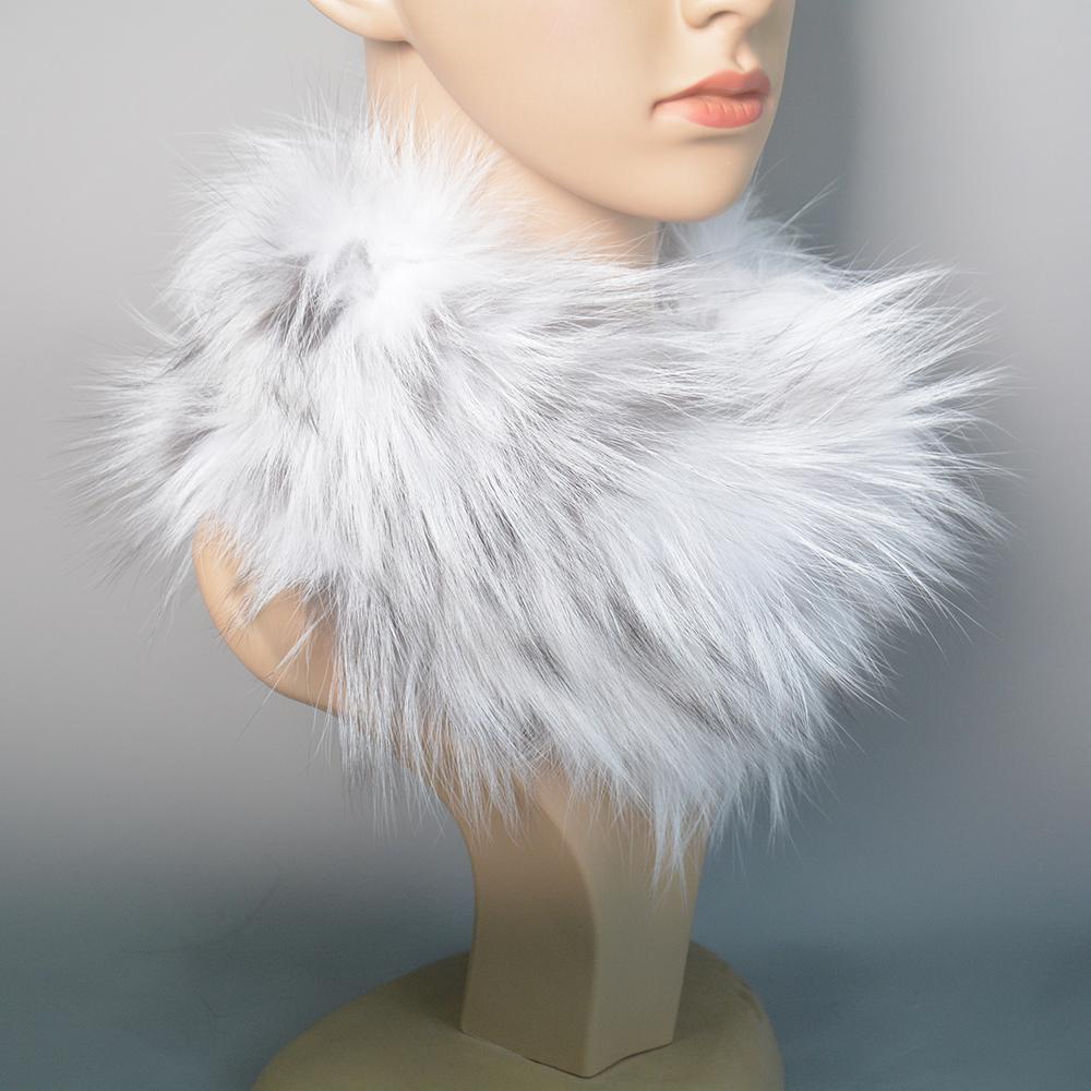 Real Fox Fur Scarf Fur Headband Women Winter Ring Fox Fur Scarves Luxury Neck Warmer Good Elastic 100% Natural Fur Mufflers