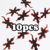 50Pcs Realistic Bugs Funny Toy Fake Cockroach Novelty Insects Halloween Prank Simulation Tricky Disgusting Scary Party Supplies