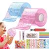 Transparent Blowing Bubble Full Set Reusable Nano Tape Crafts Nano Tape Toys  School Supplies