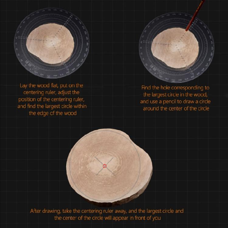 Round Center Finder Tool Woodworking Compass for Woodturners Bowls Lathe Work