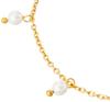BLOOM [Official] Women's 14K Gold-Filled Shell Pearl Bracelet (0551-0644-0014-0000)