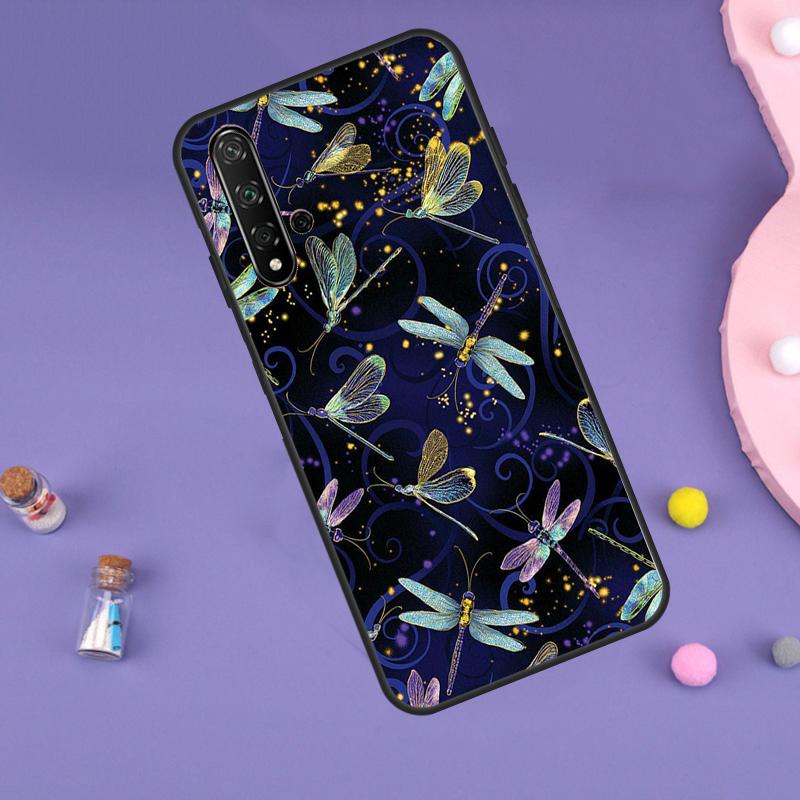 Dragonfly For Huawei Nova 10 9 SE 3i 7i 8i 11i 12i Y60 Y61 Y70 Y72 Y73 Y90 Y91 P20 P30 P40 Lite Case