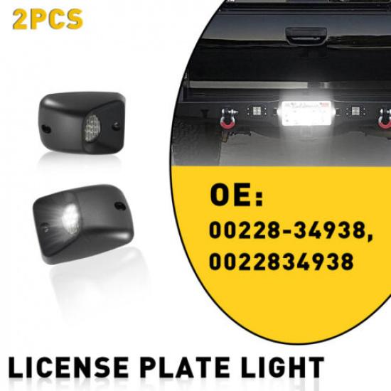 For Toyota LED Tacoma White 1995-2004 License Plate Tag Light Bulb Kit Assembly