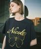 Nigaennikol Nicole Butterfly Sleeve Top_Charcoal Yellow