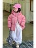 Geacă pentru copii în stil coreean, căptușită cu bumbac: Palton gros cu glugă la modă pentru iarnă 2025 pentru fete și băieți