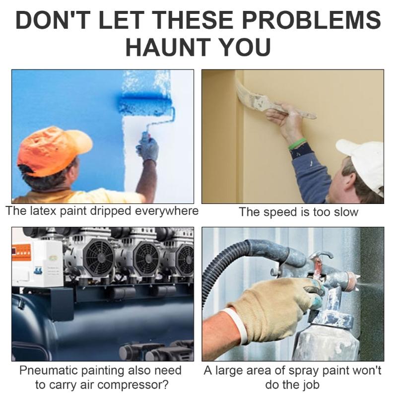 Airless Paint Sprayers Nozzle Holder Paint Spray Guns With Nozzle and Tip Guard Spray for Paints Glazes Wood Preservative