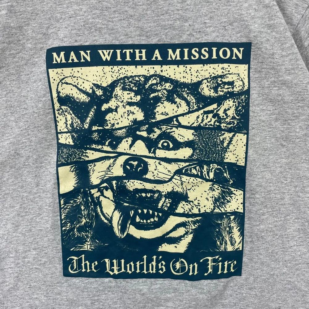 The World#039s On Fire Man With a Mission Album Tour Shirt PNA_170  Unisex T-Shirt XXXXL