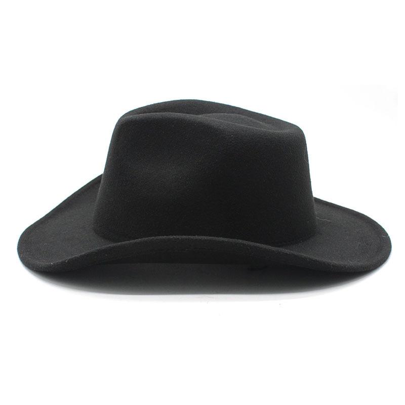 JYL TS DIY Classic  Cowboy Hat Western Riding Cap  Felt